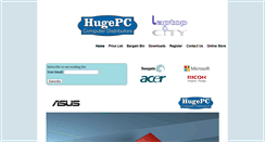Desktop Screenshot of huge.co.za